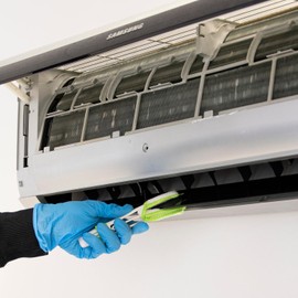 ERRECOM Cleaning Brush with Microfibre Cloth and Soft Bristle Brush for Air Conditioning Air Conditioning Air Conditioning Air Conditioner