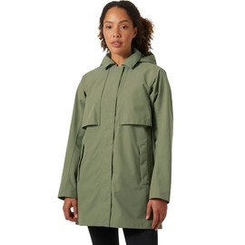 Helly-Hansen Women's Lilja Rain Coat, 421 Lav Green, Small