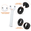 11 Piece Set Grinder Flange Angle Wrench, Metal Spanner Lock