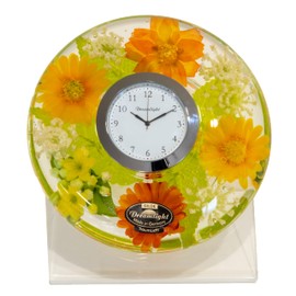 Dreamlight Flower Clock / Dream Clock UFO Mini (with stand) Margaret Diameter 4.3 x Height 1.6 inches (11.0 cm) x Height 1.6 inches (4.0 cm) CDD72114CL