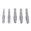 Magnetic Pentagon Screwdriver Bit, Magnetic Key Drill Bit Set, 5-Piece