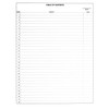 BookFactory Black Project Notebook - 96 Pages (.25" Ruled Format),