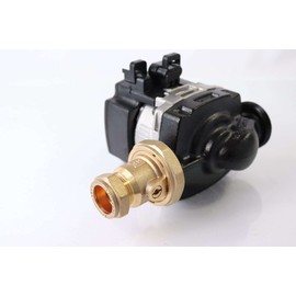 Wärmer System Screwdriver Operated Slotted Pump Ball Valve - 22mm