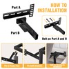 Headboard Brackets for Bed Frame, Adjustable Brackets for Headboard, Universal
