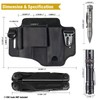 ST1 Leather Multitool Sheath - EDC Belt Organizer for Leatherman