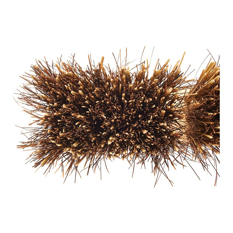 ProDec 13" Natural Palmyra Fibre Stiff Scavenger Broom Head for