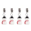 TwoFish Home Snowman Table Cover Clips Set of 4 Xmas