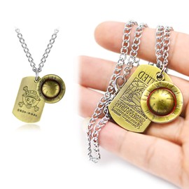 Zaky 13 Pieces One P. Braided Leather Bracelet Trafalgar Law Bracelet Luffy Skeleton Pendant Necklace Straw Hat Anime Men Sticker Set