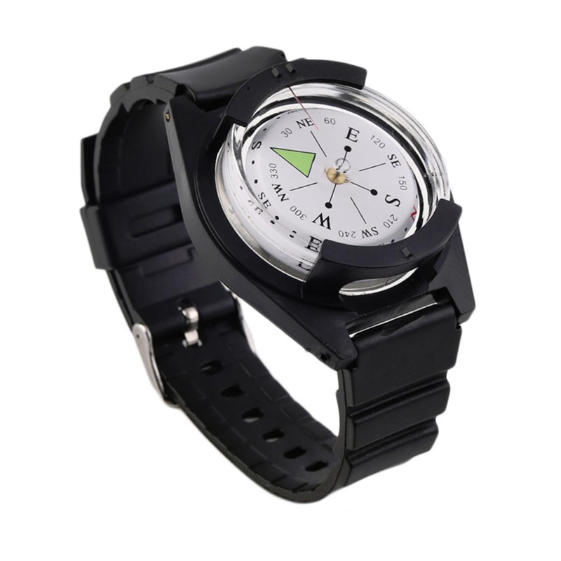 CORHAD Wristband Watchband Compass for Camping Hiking Watch Strap Compass
