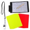 Gatuida 1 Set Standard Referee Kit with Bright Cards Durable