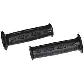 Kijima 201-6466 Motorcycle Parts Oval Dimple NEO Grip, Piercing Type, Black, 4.9 x 0.8 inches (125 x 22.2 mm)