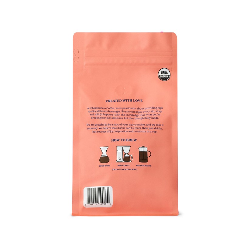 Chamberlain Coffee Social Dog Blend, Full Bodied Organic Coffee with