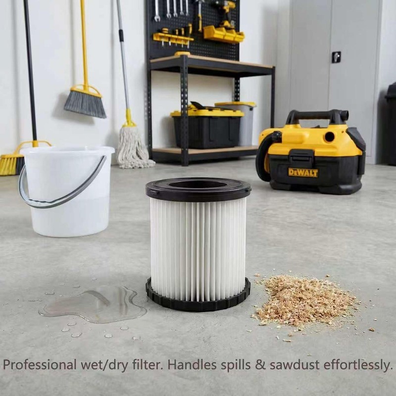 DCV5801H HEPA Filter for DEWALT DCV580H DCV581H 20V Wet/Dry Vac