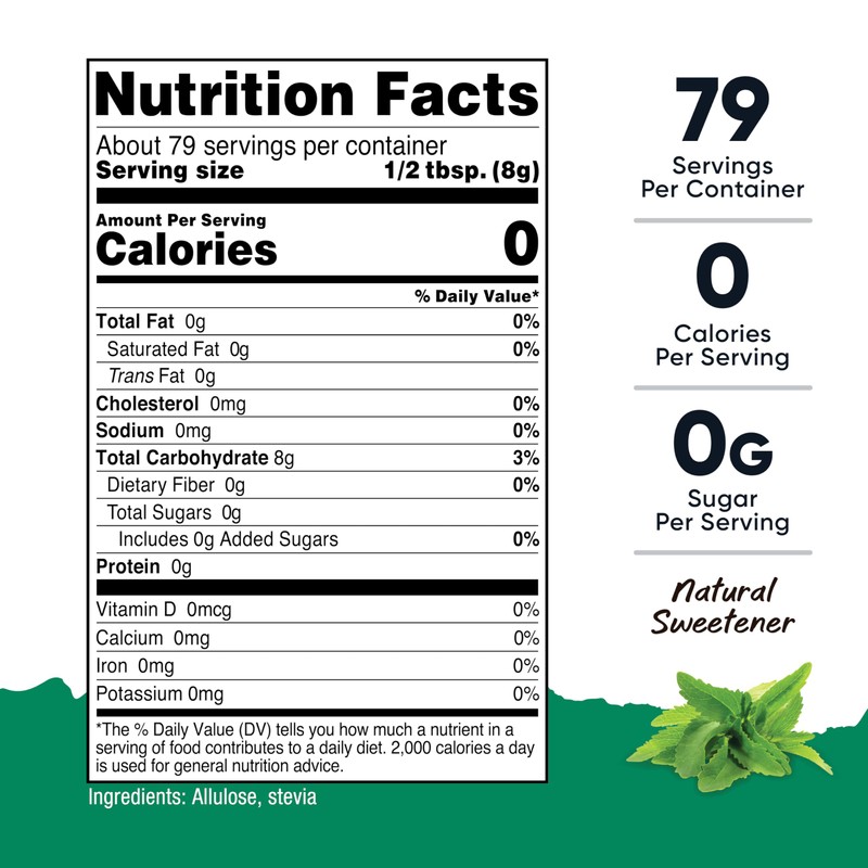 Nutricost Pantry Stevia With Allulose (1.4 Pound) Natural Sweetener -