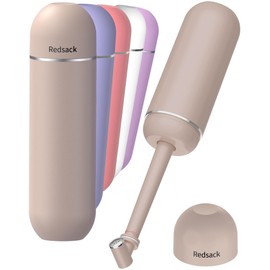 Portable Bidet for Travel & Camping - Manual Squeeze Handheld Peri Bottle for Feminine Hygiene, 3 Leak-Proof Seals, Extendable Sprayer with Rotating Nozzle for Men & Women