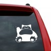 Black Heart Decals & More Snorlax Vinyl Decal | Color: