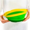 Flower Space Colander Foldable Plastic Flower Shaped Kitchen Strainer