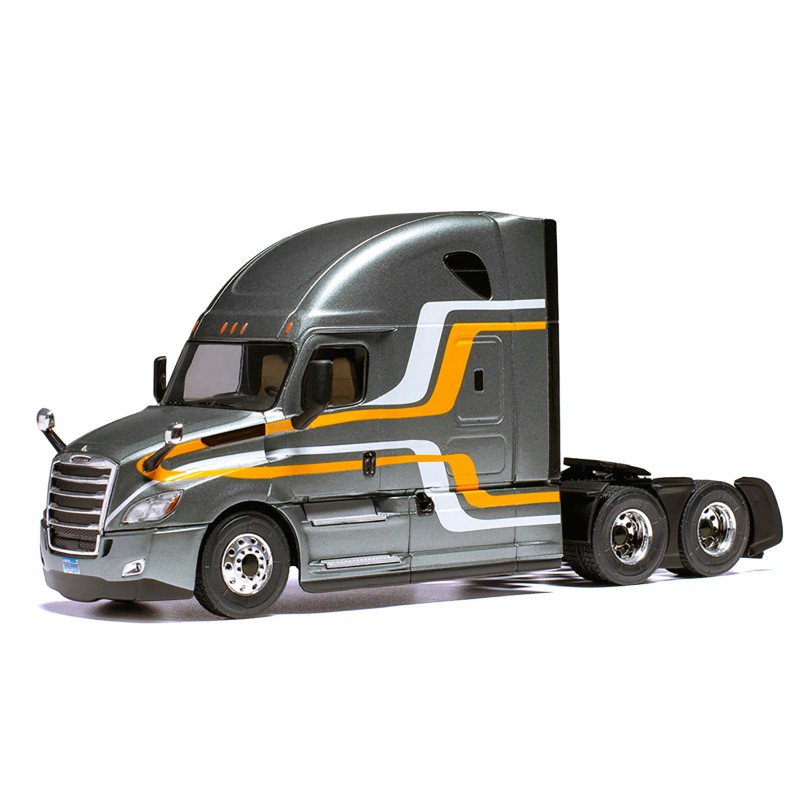 DCD 2018 Freightliner Cascadia Truck Tractor Gray Metallic with Stripes