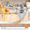SiliFine Stainless Steel Reinforced Bouillon Sieve Strainer Cone Fine Mesh