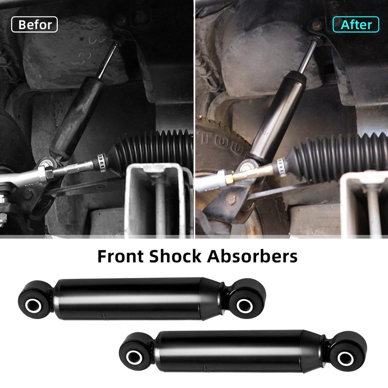 Roykaw Club Car DS Shocks Front and Rear Shock Absorbers