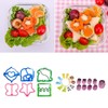 25Pcs Sandwich Cutters Set Safe Sandwiches Fruit Cookie Cutters for
