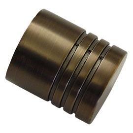 Gardinia Endpin Ø 20 mm bronze, Metal, Cylinder