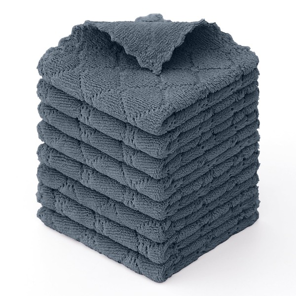 smiry Mricrofiber Cleaning Cloths, 8 Pack Extra Soft and Absorbent