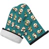 Panda Oven Mitt for Womens,Kitchen Gloves for Chef Baking Cooking