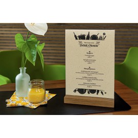 SIGEL DP617 High-Quality Writing Paper "Kitchen Utensils" A4 100 Sheets Made from Sustainable Grass Paper Motif on Both Sides 100 g Menu Paper Made from Sustainable Paper