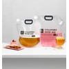 24/7 BAGS 8 Pack Collapsible Water Container Bag 1.3 Gallon/5