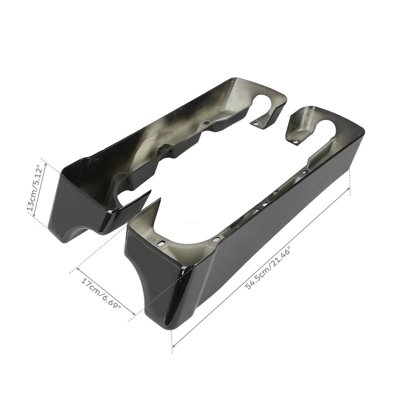 TCMT 4" Hard Stretched SaddleBag Extension Fits For Harley Touring