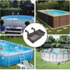 WADY Poolside Storage Baskets with Cup Holders, Above Ground Pool