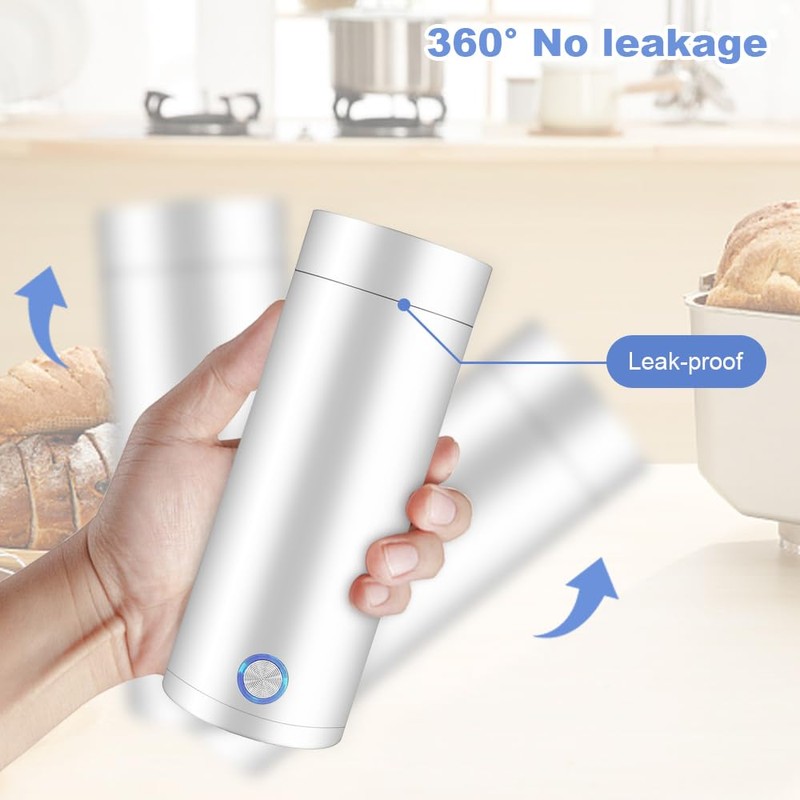 Riisoyu Small Portable Kettle, Mini Kettle for On the Go,
