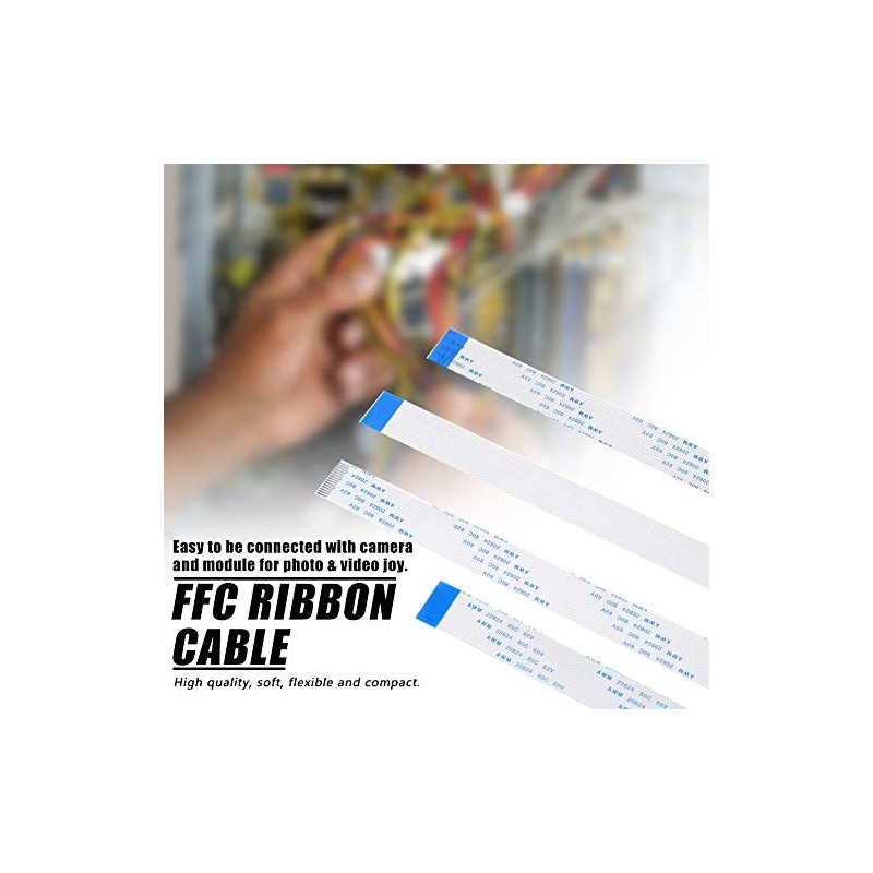Cable Plano FFC Flexible 15 Pin 3 Piezas 30/50/100 cm