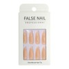 Press-On Nails - False Nail Professional Peach Stiletto 24pcs