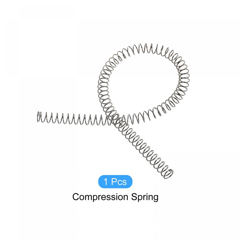 sourcing map Compression Springs (0.8x8mm OD,305mm Free Length) 304 Stainless