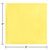 Creative Converting 3-Ply Paper Beverage Napkins, Mimosa Yellow, 50 Count