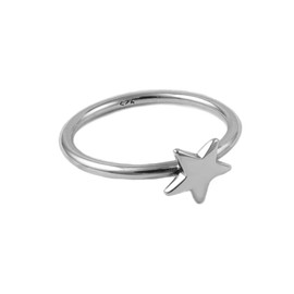 The Mexican Collection Solid 925 Sterling Silver Star Ring Jewellery for Women (P)
