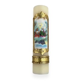 Holy Trinity Cirio Paschal Candle Easter Lent Holy Cirio Pascual 8" x 2" Vela Religious Gift