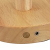 LED Bedside Lamp Touch Control Wood Nightstand Lamp Desk Cabinet