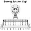 Soap Holder Shower, Suction Cup Soap Dish for Shower with