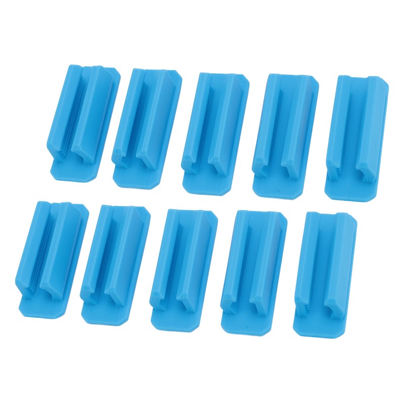 10pcs Adhesive Pen Holder Multipurpose Elastic Flexible Silicone Pencil Holder