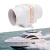 4in 270CFM Bilge Air Blower InLine Electric Waterproof White for