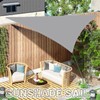 Awning Waterproof, 95% UV Protection, Triangular Sun Protection, Breathable, Tear-Resistant,