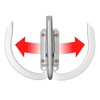 Tajima Safety System Saff Tool Holder Aluminum, Slim J-Hook, Foldable,