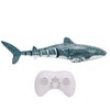 RC Shark Toy Pool Boat Toy High Simulation Light Effect