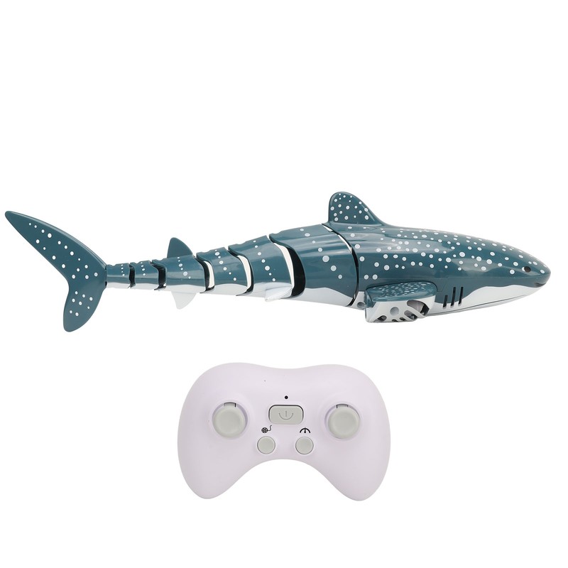 RC Shark Toy Pool Boat Toy High Simulation Light Effect
