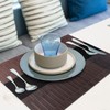 Aofmee Table Runner and Placemats Set of 6 Washable, Heat