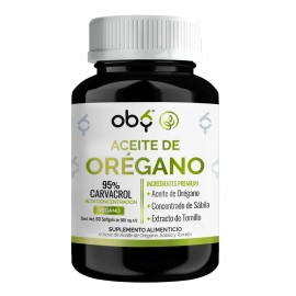 Aceite De Oregano 95 Carvacrol Con Sbila Y Tomillo  Oil Of Oregano  Candida Cleanse  100 Natural Grado Alimenticio  Vitaminas Mujer Y Hombre  60...   