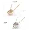 Cream Dot Necklace, Women's Popular, Long Chain, Pearl Ring, 3